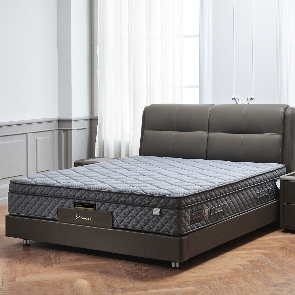 1:1 DeRUCCI Replica Firm Mattress | 7-Zone Pocket Coils & 3D Breathable Fabric