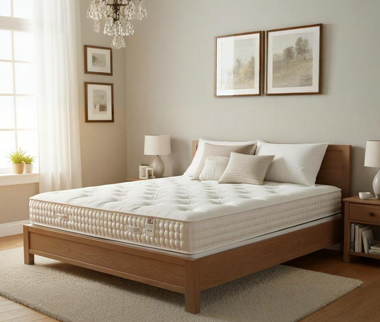 1:1 Luxury Replica Pillow Top Mattress | Medium Firm with Pocket Coils & Natural Fillings