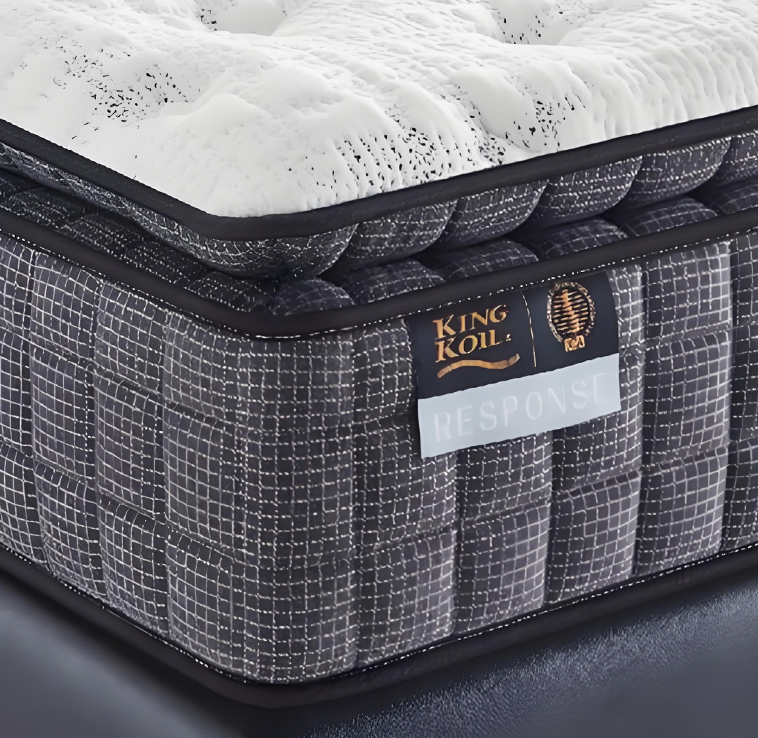 1:1 King Koil Replica World Edition Mattress | Medium Firm Luxury Pillow Top with Latex & Pocket Coils